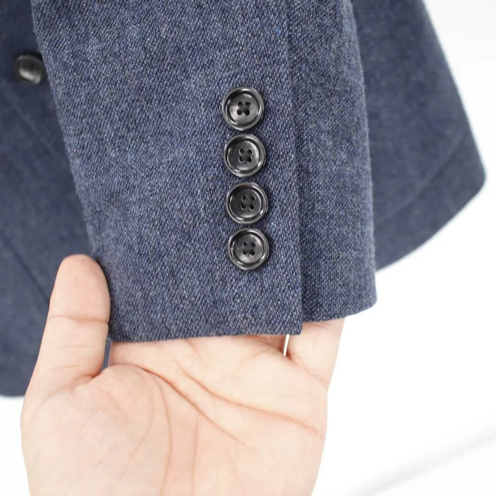 J. Crew Sport Coat Mens 38R Moon British Cloth Wool Two Button Single Breasted‎